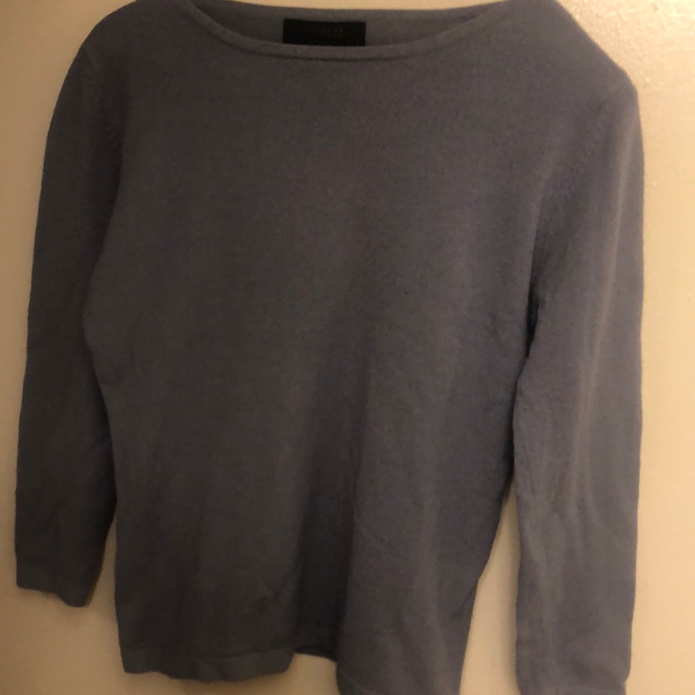 Express vintage sweater size small stretch blue
